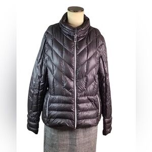 Vince Camuto Polka Dot Down Jacket, XL, EUC